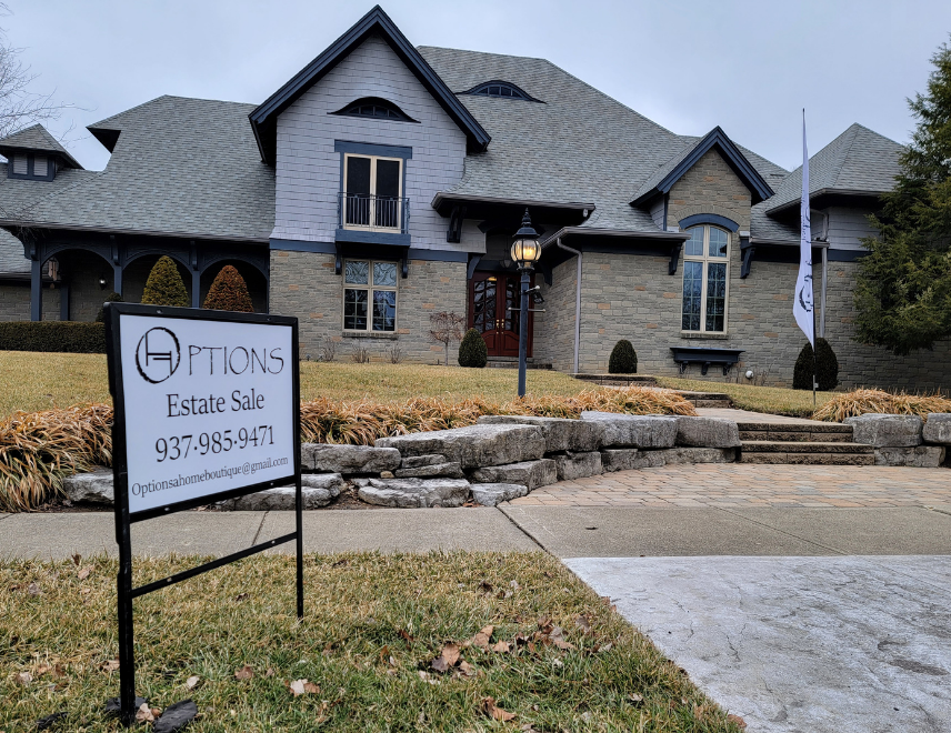 options estate sale services sign in centerville ohio