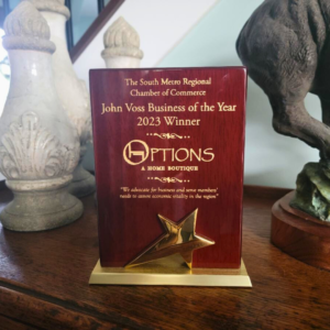 options llc awarded South Metro Regional Chamber 2023 business of the year award